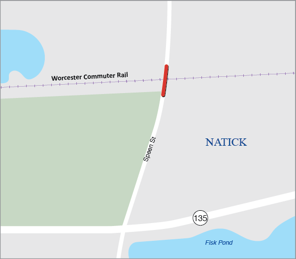 Natick: Bridge Replacement, N-03-010, Speen Street over Railroad MBTA/CSX